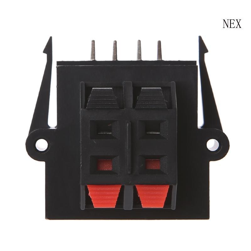 NEX บล็อกเทอร์มินัลลําโพงต้านทานแรงกระแทก Ac 500v 1 นาทีแรงดันพร้อมขาตั้ง