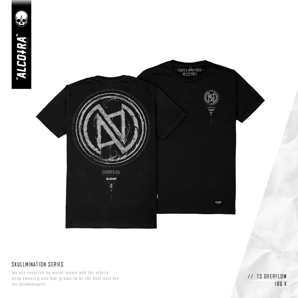 Ts OVERFLOW // เสื้อยืด OVERFLOW Alcottra // Kaos Alcottra