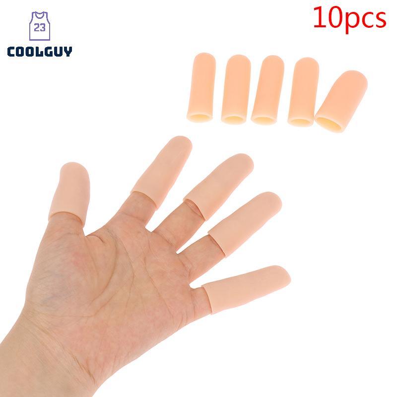 [YLSW] 10 ชิ้น/เซ็ตซิลิโคนเจลหลอดมือผ้าพันแผลป้องกันนิ้วบรรเทาอาการปวดนิ้วหัวแม่มือ TH - รูปที่ 2