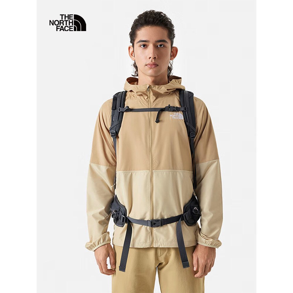 เสื้อกันแดด The North Face สำหรับผู้ชาย ป้องกันน้ำและลม.UPF40+ สไตล์ใหม่ 81PO