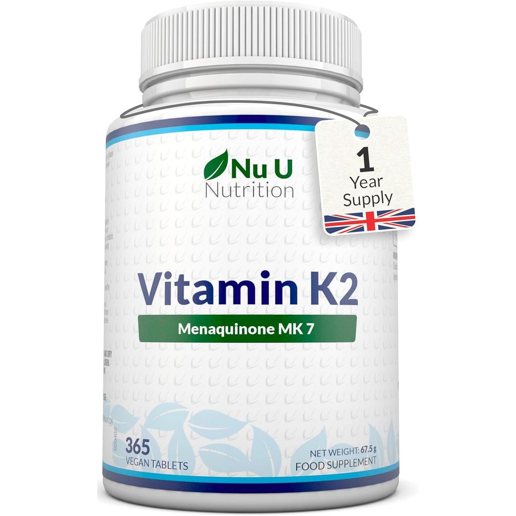 วิตามิน K2 MK7 200 mcg - 365 เม็ด มังสวิรัติ ไม่มีแคปซูล - ทานง่าย เพื่อสุขภาพที่ดียิ่งขึ้น