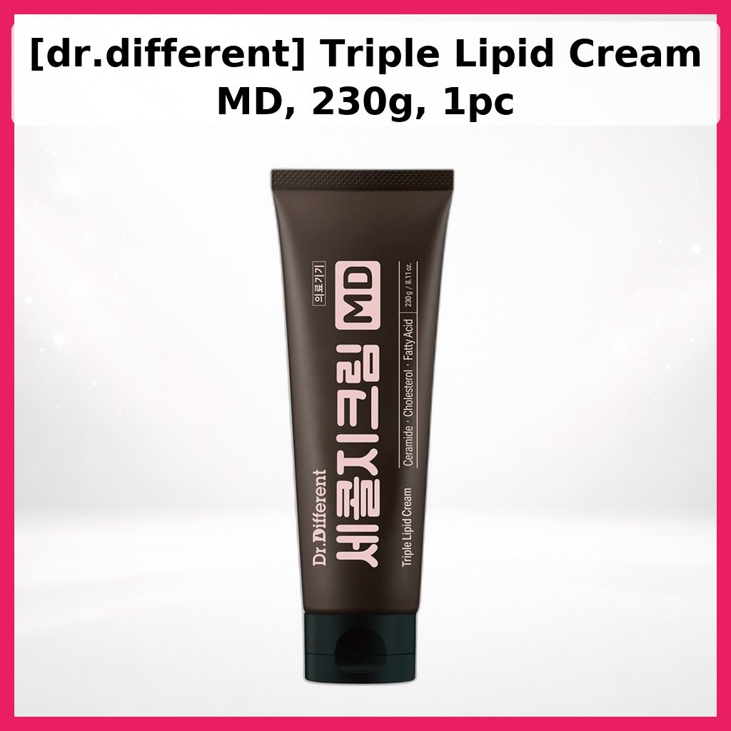 [dr.different] Triple Lipid Cream MD, 230g, 1pc / Korean Moisturizer / Lipid-Replenishing / ของแท้ 1