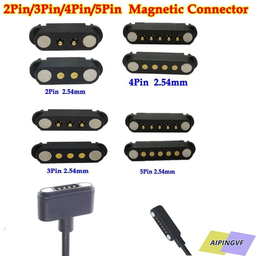 AIPINGVF Pogopin Magnetic Connector, 2Pin 3Pin 4Pin 5Pin กันน้ํา DC Magnetic Pogo Pin Connector, 2A 