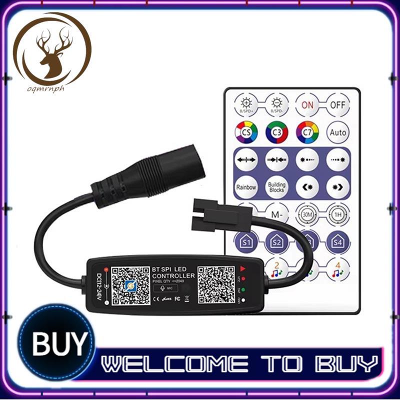 WS2812B Controller รีโมทคอนโทรลบลูทูธเพลง APP ควบคุมสําหรับ Pixel LED Strip Light SK6812 WS2811 WS28