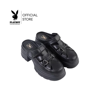 PLAYBOY รุ่น Zuri Mules รองเท้ามิวล์ รหัสST-H262C1251 ดีไซน์ทรงมิวล์(Mule)เปิดส้น มี2สี