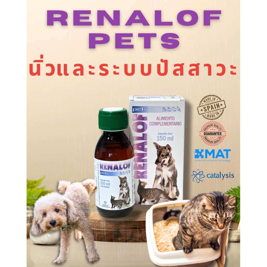 [100% Tulen, Beli 3 Percuma 1]Renalof Pets วิตามินดูแลระบบทางเดินปัสสาวะ ปัสสาวะน้อย