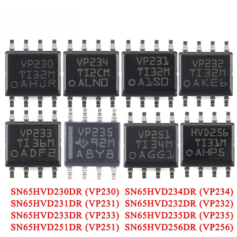 10 ชิ้น/1 ชิ้น SN65HVD230DR VP230 SN65HVD231DR VP231 SN65HVD234DR VP234 SN65HVD232DR VP232 SN65HVD23