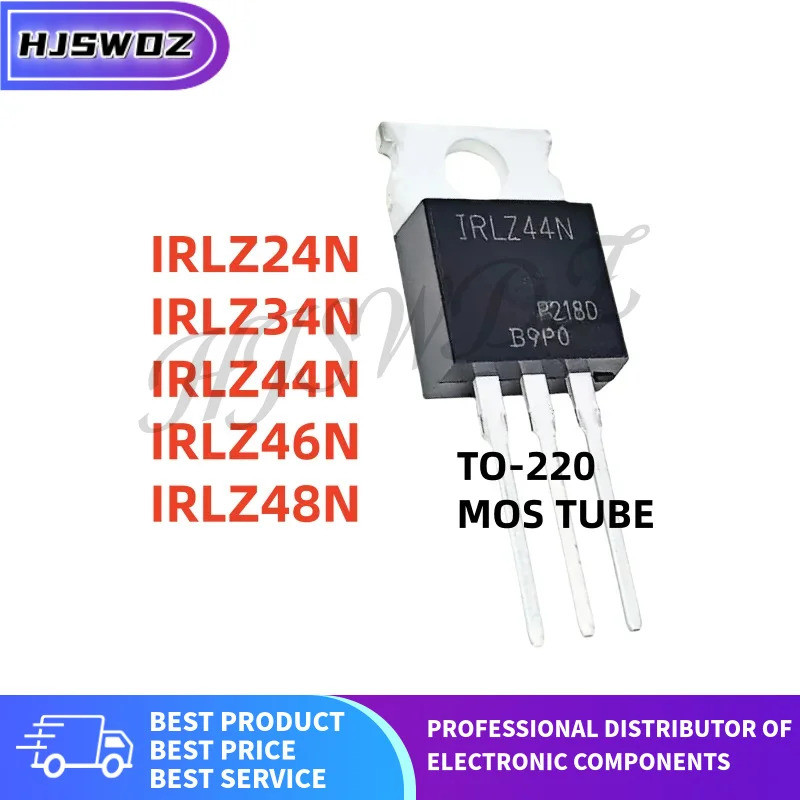 10 ชิ้น/ล็อตใหม่เอี่ยม IRLZ46N IRLZ34N IRLZ48N IRLZ24N IRLZ44N TO-220 MOSFET Field effect tube ชิป i