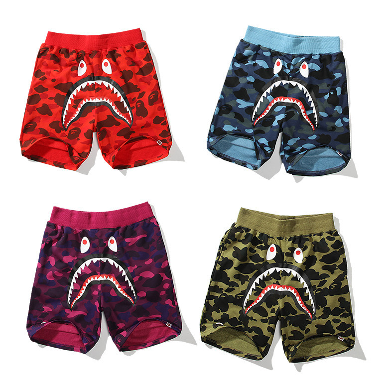 กางเกงกลางพิมพ์ลาย Bape short 3D