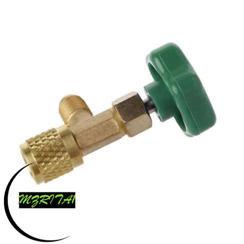 MARITA1 วาล์วผสมเครื่องปรับอากาศ, เกลียว 1/4 นิ้วความปลอดภัยบวกที่เปิดขวดแตะวาล์ว, CT341 รุ่น 7/16 2