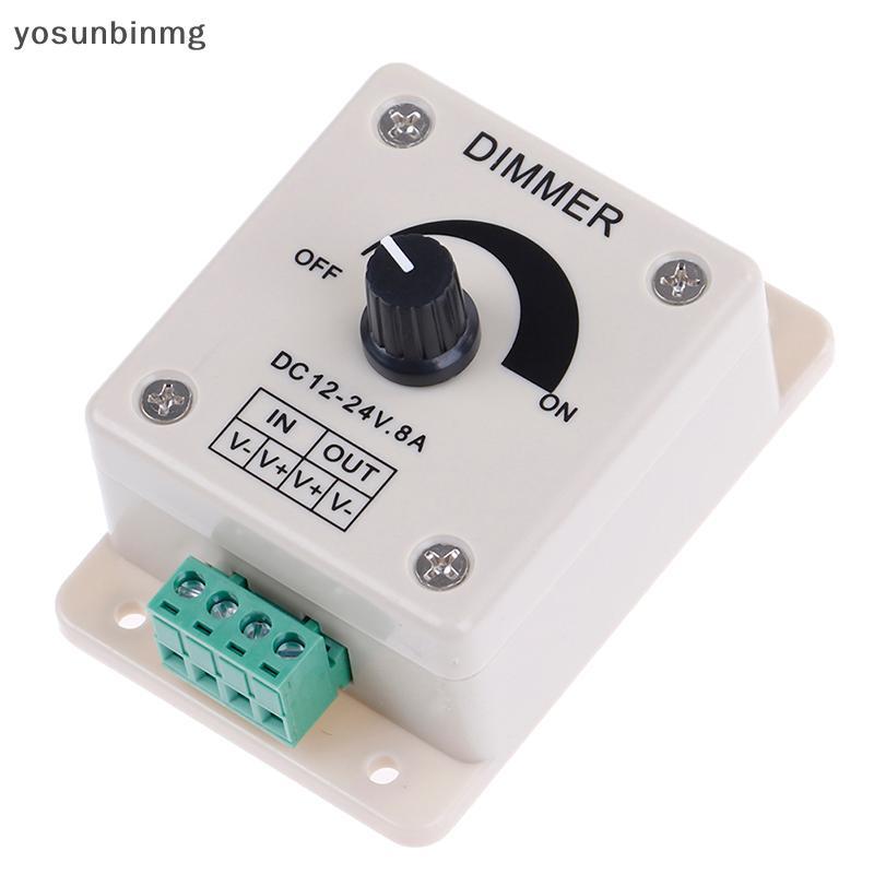 Yosunbinmg] 1 PC 12v-24v 8a pir sensor led strip light switch dimmer ความสว่าง controller ใหม่