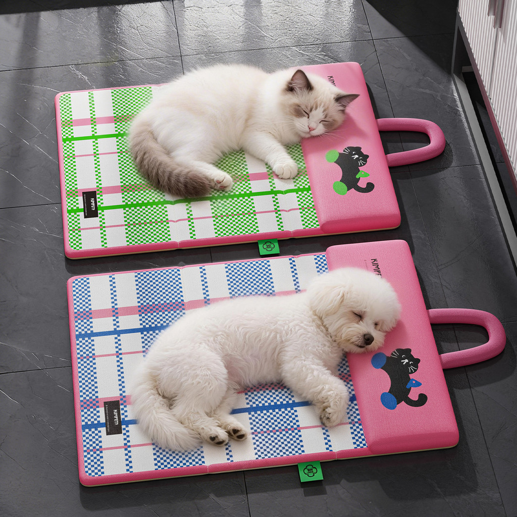New dog bed, summer cooling bed, double-sided dog mat, cat bed, pet sleeping mat, cooling mat, folda