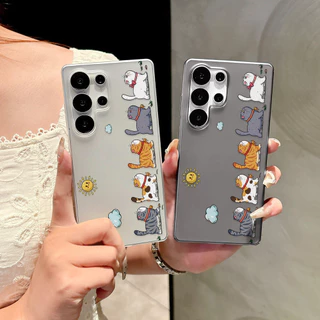 คสโทรศัพท์ for Samsung A57 A37 A56 A17 A07 5G Case A06 A05S A55 A35 A36 A15 A26 A55 S26 S23 S25 Ultra S24 FE น้ำค้างแข็ง