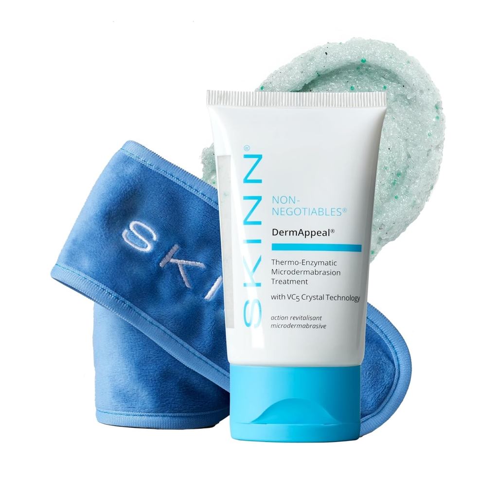 SKINN DermAppeal Microcrystalline Peeling Facial Scrub-Professional Grade Exfoliating Facial Scrub, 