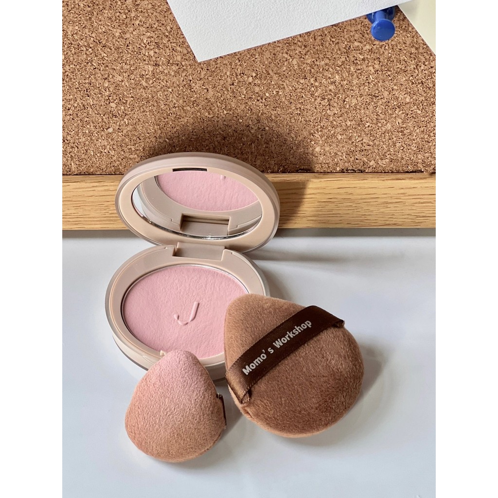 ระเบิดใช้งานง่าย!โดยเฉพาะ Upper Expansion Color Blush Under Eye Makeup Mao Jiji พัฟกํามะหยี่คริสตัลป