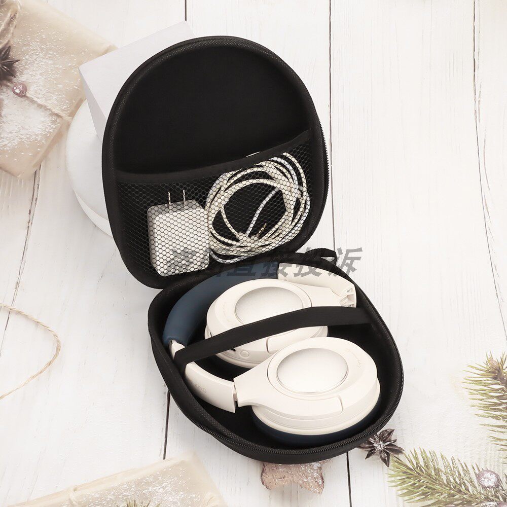 เหมาะสําหรับ UGREEN HiTune Max5c ชุดหูฟังชุดหูฟังบลูทูธกล่องเก็บ EVA แบบพกพาแบบพกพาป้องกันกล่องชุดหู