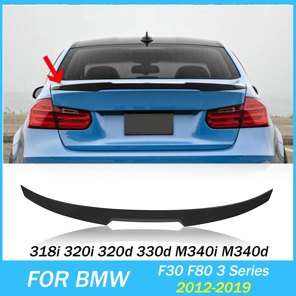 สปอยเลอร์หลัง Wing M4 สไตล์สําหรับ BMW F30 F80 2012-2019 3 Series 318i 320i 320d 330d M340i M340d Bo