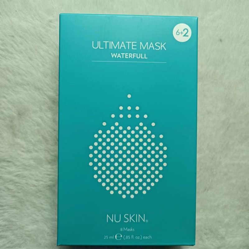 อเมริกัน NuSkin NuSkin Ultimate หน้ากากน้ําตกหน้ากากกรดไฮยาลูโรนิก High-Efficiency Hydrating ล็อคหน้