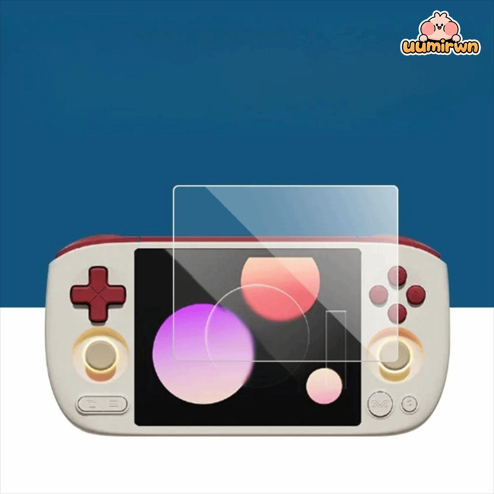 UUMIR ป้องกันหน้าจอ,ป้องกันสะท้อนแสง HD กระจกนิรภัย,คุณภาพสูงกันน้ํามัน 9H Anti Scratch ฟิล์มป้องกันสําหรับ AYANEO Pocket AIR Mini เกมมือถือ