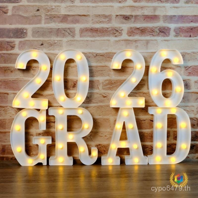Party grad Bachelor Layout Photo ฉากสําเร็จการศึกษาฤดูกาล led2026 โคมไฟแม่สําเร็จการศึกษาโคมไฟตกแต่ง