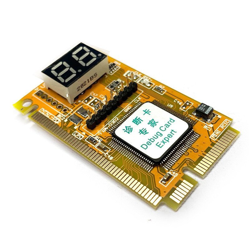 PCI-E การ์ดวินิจฉัยโน้ตบุ๊ค Test Card PCIE การ์ดวินิจฉัย 2 บิตเมนบอร์ดคอมพิวเตอร์การ์ดตรวจจับความผิด
