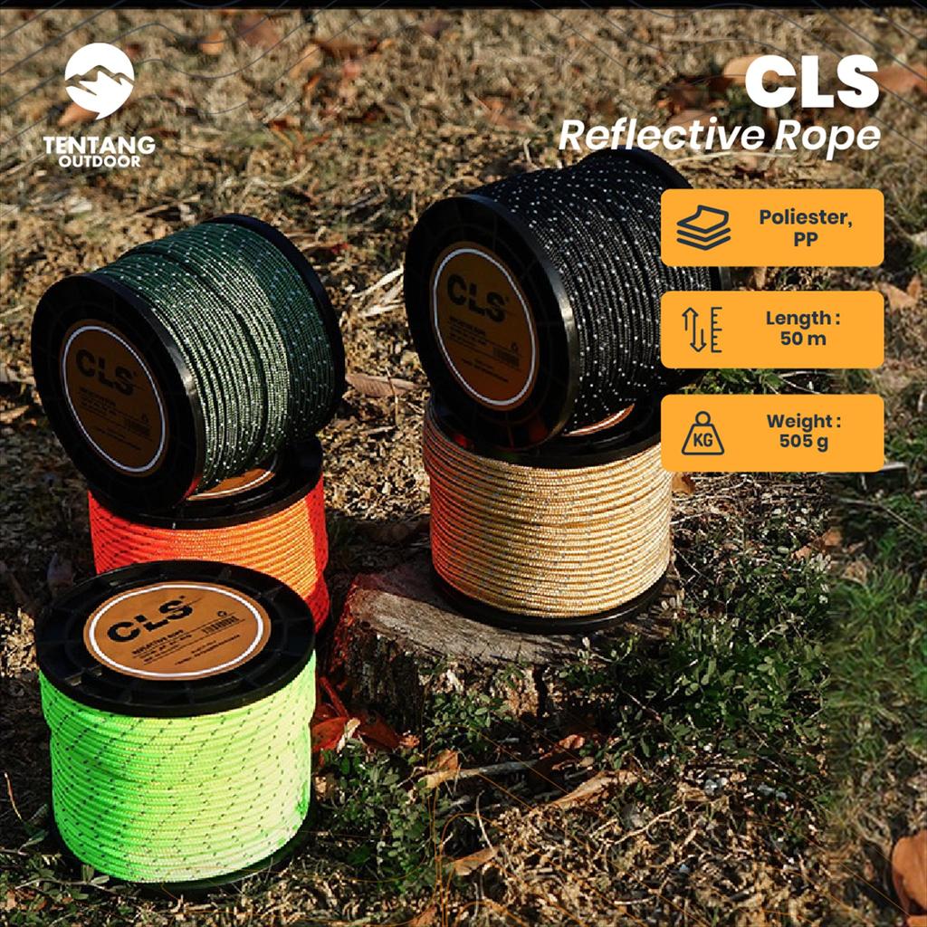 TENDA เต็นท์สะท้อนแสงเชือก Camping CLS เชือกปีนเขาเดินป่ากลางแจ้ง