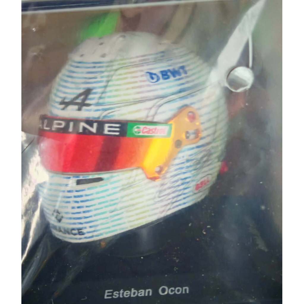 1: 5 spark Alpine Alpine BWT F1 Fleet 2023 British Station Okcom Helmet Model
