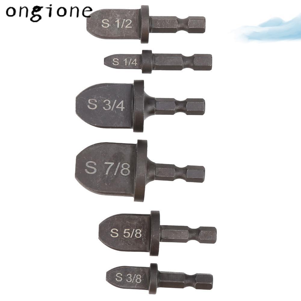 ONGIONE 6 ชิ้น HVAC Swaging เครื่องมือ, 1/4 นิ้ว Hex Shank 1/4 "ถึง 7/8 "Bits ท่อทองแดง Expander, ท่