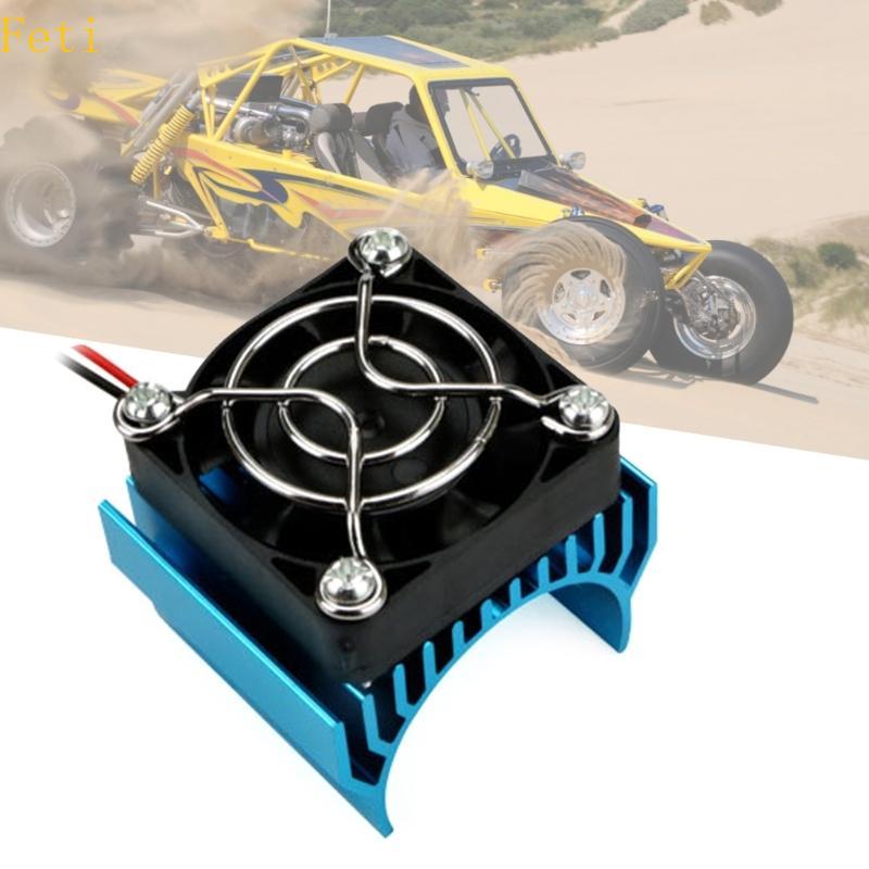 Feti 36 มม.มอเตอร์ฮีทซิงค์ 5V พัดลมระบายความร้อน Cooler สําหรับ 1 10 RC รถ 540 550 3650Motor