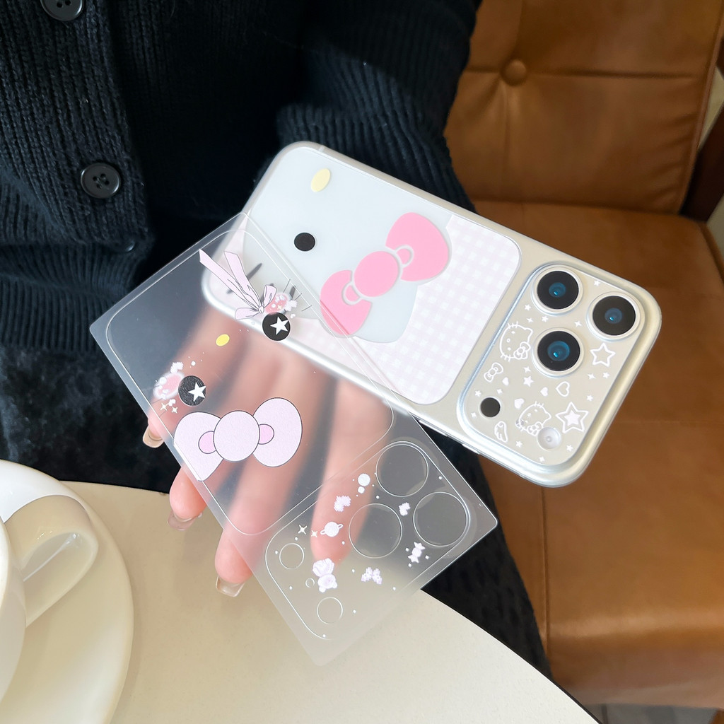 ฟิล์มด้านหลังด้านการ์ตูนน่ารักสําหรับ iPhone 16 Pro 16 Pro Max 17 Pro 17 Pro Max กันน้ําป้องกันรอยขีดข่วน ราคา ถูกที่สุด ดีลบีเคเค แกลเลอรีภาพที่ 9
