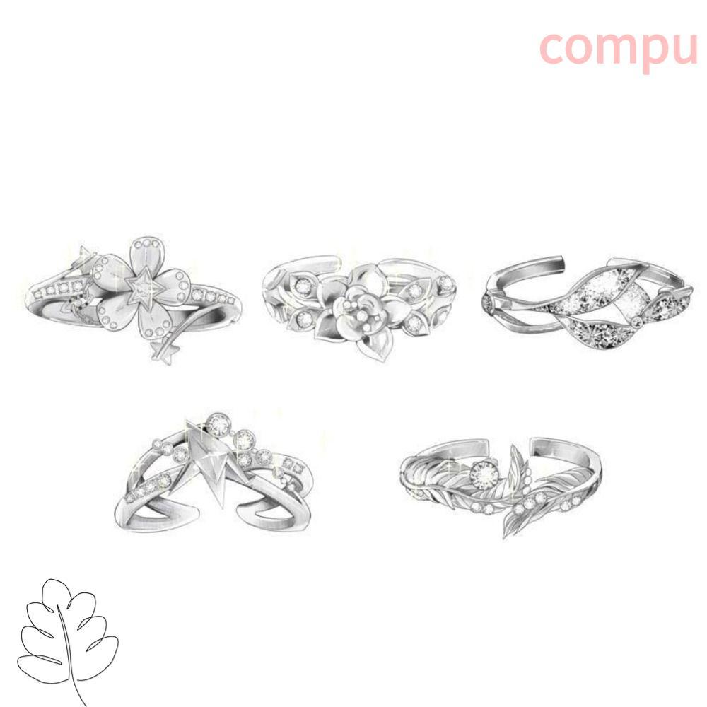 COMPU Love And Deepspace Ring, Copper Rafayel Wedding Ring, Xavier Game Prop Zayne ปรับแหวนฮาโลวีน