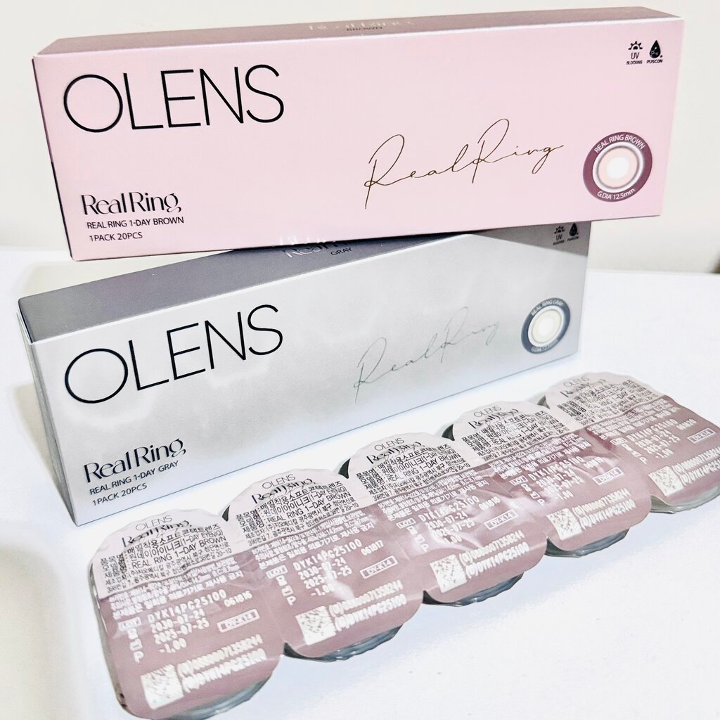 เลนส์รายวัน รุ่น Real Ring/ Shine Touch / Glowy / NIlS / ViVi Ring / Double Tint คอนแทคเลนส์รายวัน 10 คู่ (20p)
