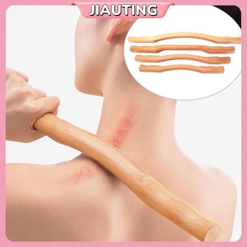 JIAUTING ไม้ธรรมชาติไม้ไผ่ Sti สําหรับนวด Gouache ไม้ Ne ไหล่ Ba นวด JIAUTING