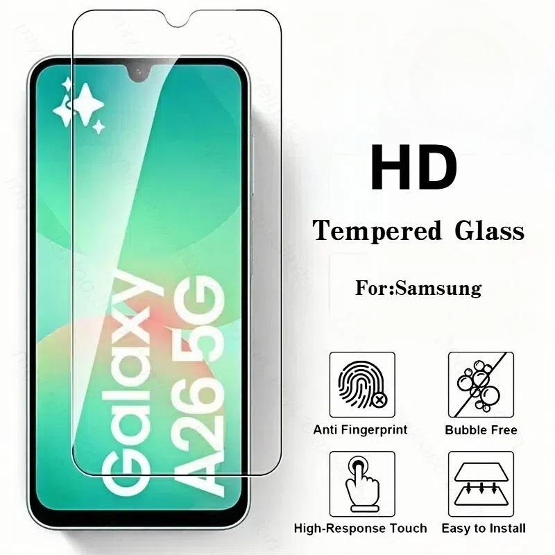 2 ชิ้นฟิล์มกระจกนิรภัยเหมาะสําหรับ Fo Samsung A56 A36 A70 A11 A21 A17 A23 A31 A07 A35 A51 A52 A55 A7