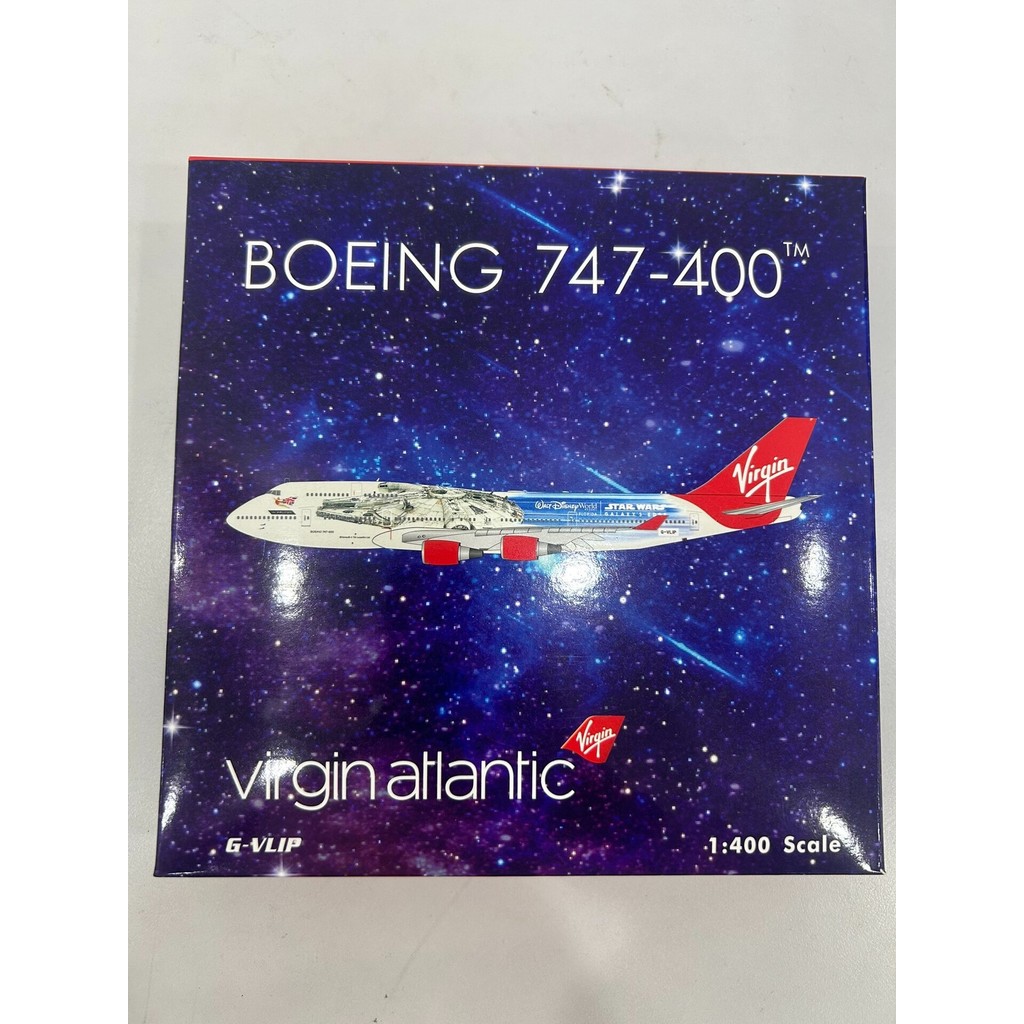 Phoenix 04322 Virgin Airlines B747-400 G-VLIP 1: 400 ใหม่เอี่ยม