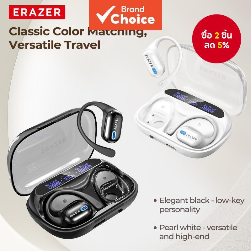 Erazer XP18 OWS หูฟัง TWS หูฟังไร้สายบลูทูธ 6.0 AI การแปลจอแสดงผล LED Power Bank สําหรับกีฬา
