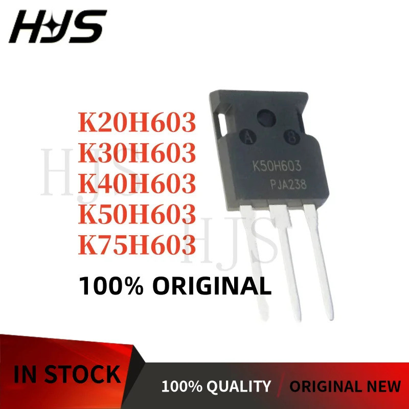 10PCS K20H603 K30H603 K40H603 K50H603 K75H603 IKW30H603 IKW40H603 IKW50H603 TO-247 High-power IGBT m