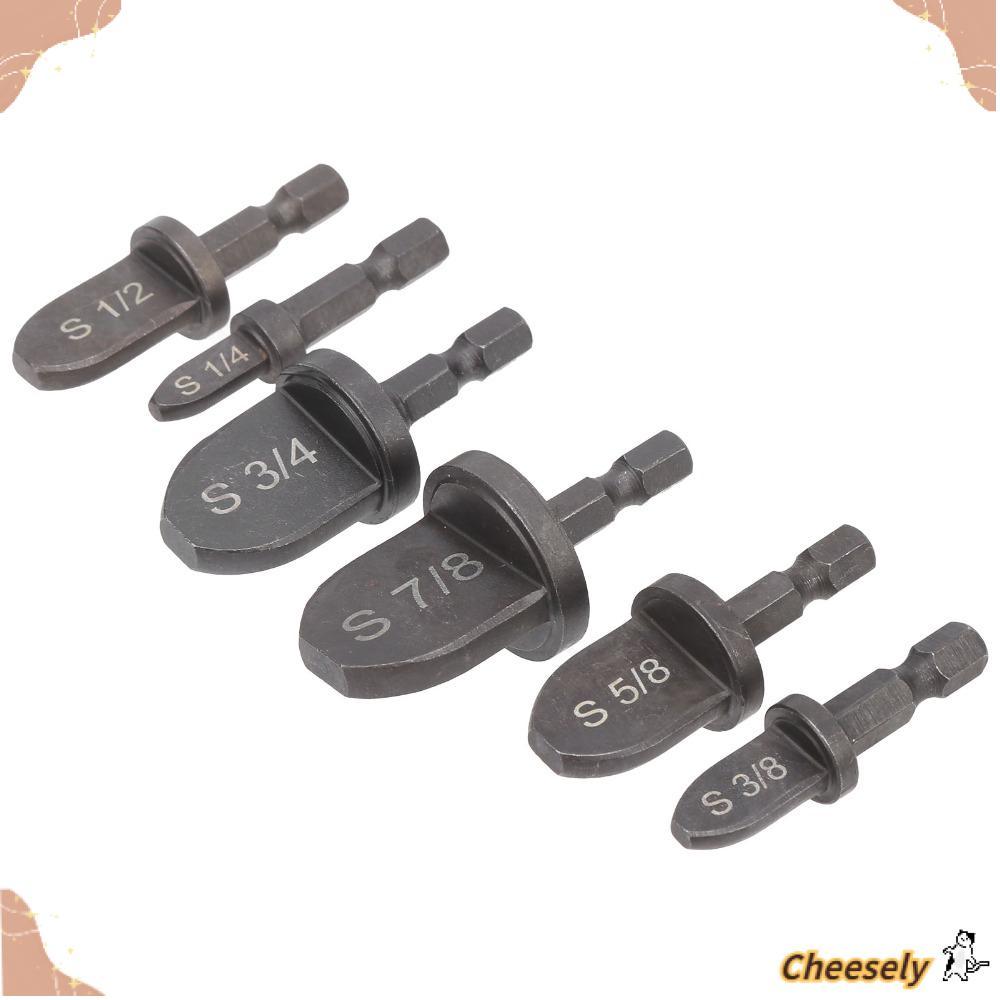 CHEESELY 6 ชิ้นท่อทองแดง Expander, ท่อทองแดงอ่อนแบริ่งวัสดุเหล็ก HVAC Swaging เครื่องมือ, 1/4 นิ้ว H