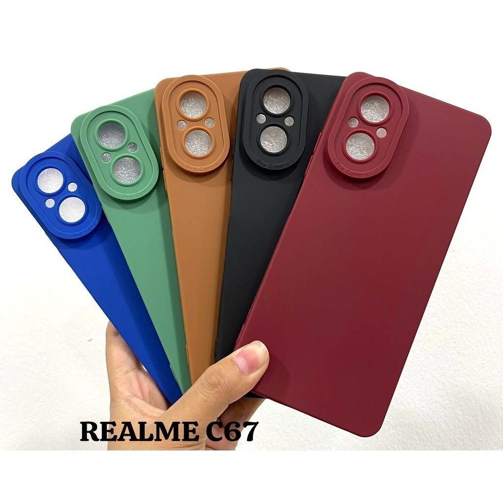 REALME C63 C67 ใหม่ SOFTCASE PRO CAMERA PC REALME C67 REALME C63 C61 - BD
