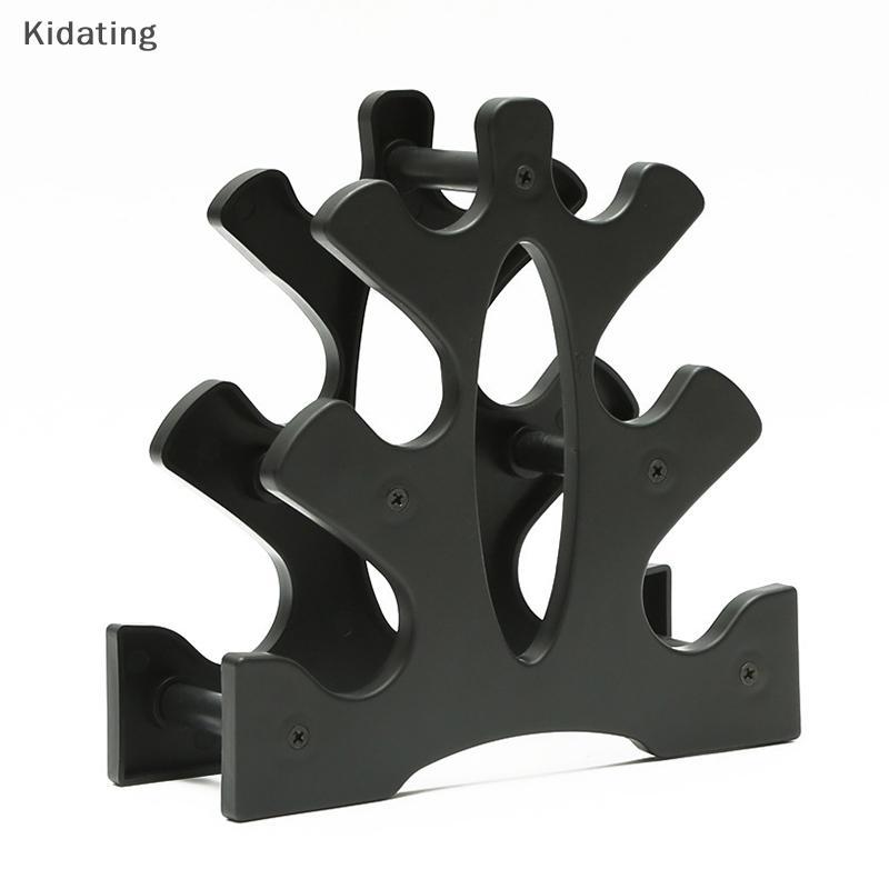 Kidating ที่เก็บดัมเบล 3 ชั้น Ra Stand Home Office Gym Dumbell Weight Ra ใหม่