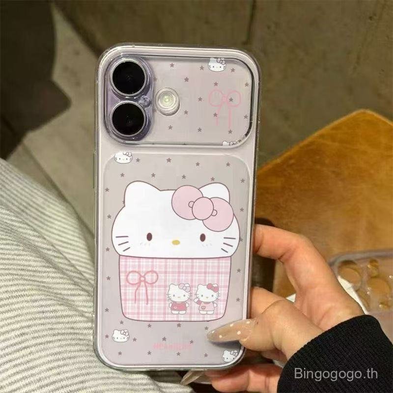 เคสโทรศัพท์เหมาะสําหรับiPhone 7 8 X XS XR XSMAX 11 12 13 14 15 16 17 Pro max Plus Polka Dot KT Catกั