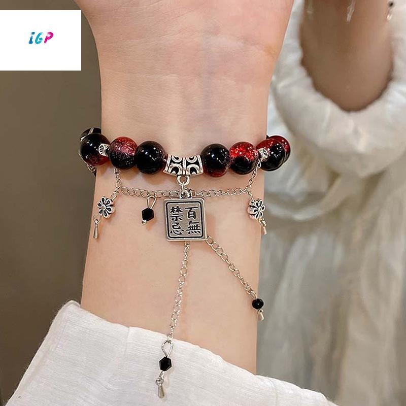 (IGP) อะนิเมะ Tian Guan Ci Fu สร้อยข้อมือ Xie Lian Heaven อย่างเป็นทางการs Blessing ลูกปัดจี้สร้อยข้
