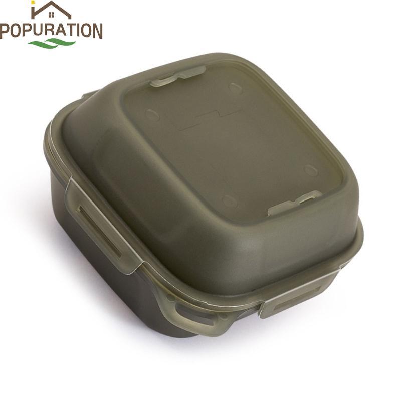POP Leak Proof 4 Cell Travel Eggs Case สําหรับเดินป่ากระเป๋าเป้สะพายหลัง Organization Essential