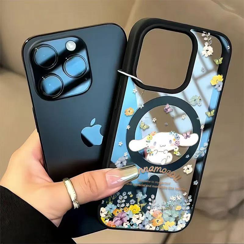 เคสโทรศัพท์ลายสุนัขอบเชย ใช้ได้กับ iPhone17Pro,16,15Plus,14,13ProMax,12 11 โดดเด่นด้วยดีไซน์แม่เหล็กคุณภาพสูง ZTMSCX0412