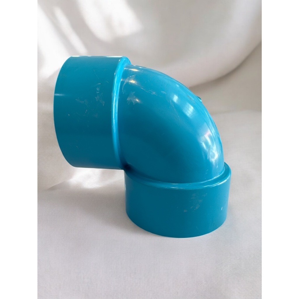 ข้องอ-90 บาง ฟ้า ขนาดตั้งแต่ 1 1/2 นิ้ว-4 นิ้ว ราคาถูก เหมาะสำหรับงานเกษตร