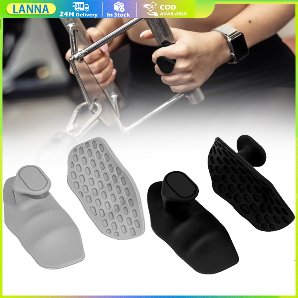 ร้านอยู่ที่ไทย 1คู่ ถุงมือยกน้ำหนักถ่วงข้อมือ ยกเวท fingerless silicone pull up gripsถุงมือยกน้ําหนัก