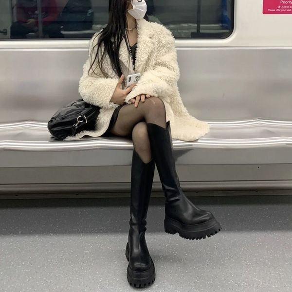 รองเท้าบูท boots chelsea boots รองเท้าบูทหนาผู้หญิง