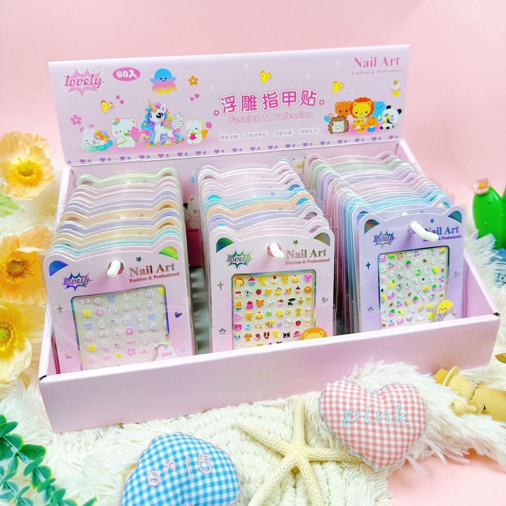 !新款D卡通可爱儿童指贴甲甲甲贴uv หินภูเขาไฟหญิงหญิง立贴纸贴贴贴ใหม่ D Katong สติกเกอร์เล็บเด็กน่ารักกันน้ํา Beauty9qfy