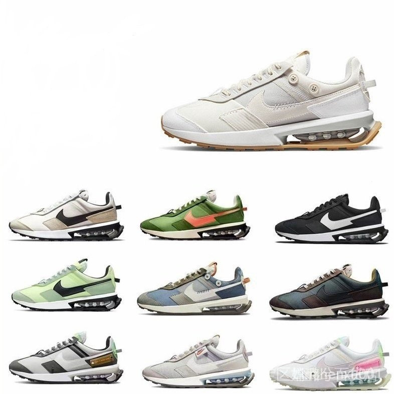 Hyun air max pre-day Official air Cushion รองเท้าผู้ชายผู้หญิงสีดํา Samurai Shock-Absorbing air Cush