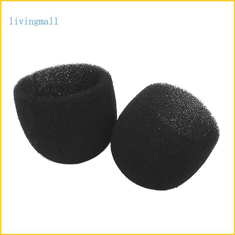 LIVI สีดําไมโครโฟนกระจกไมโครโฟนชุดหูฟังโฟมสําหรับ SLX24 PGX24 PG58 BETA58A ไมโครโฟนครอบคลุม